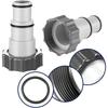 Pool Hose Adapter A with Collar Replacement for Threaded Connection Pumps Converts 1.5" To 1.25" Hose Accessories