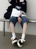 Y2K Wide Leg Trousers Vintage Jeans Women  American Streetwear Casual Washed Pants Korean Fashion Oversize Summer Denim Shorts