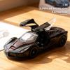 1/46 Alloy Car Model Simulation LaFerrari Racing SuperCar 3 Doors Open Vehicle Pull Back Car Ornaments Collection Toys For Gift