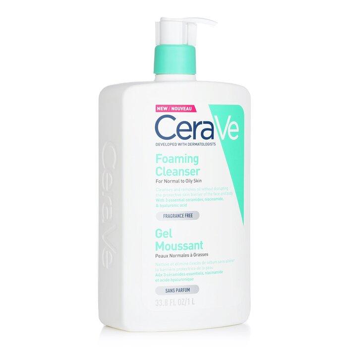 CERAVE Foaming Cleanser for Normal to Oily Skin (with pump)