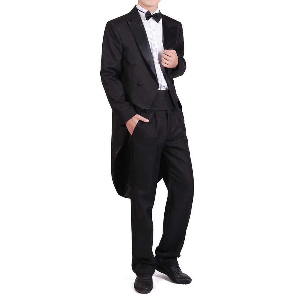 

[PEI] Men s Magician Suit, Tailcoat, Tuxedo, Magician Costume, Bow Tie, Formal Suit, Gentleman s Clothing, Groom s Suit, Wedding Performance Outfit