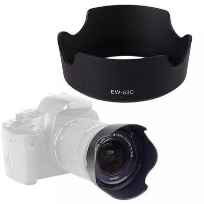 ABS EW63C EF-S 18-55mm Napellenző Fényképezőgép Lencse Napellenzők EW-63C Lencsevédő