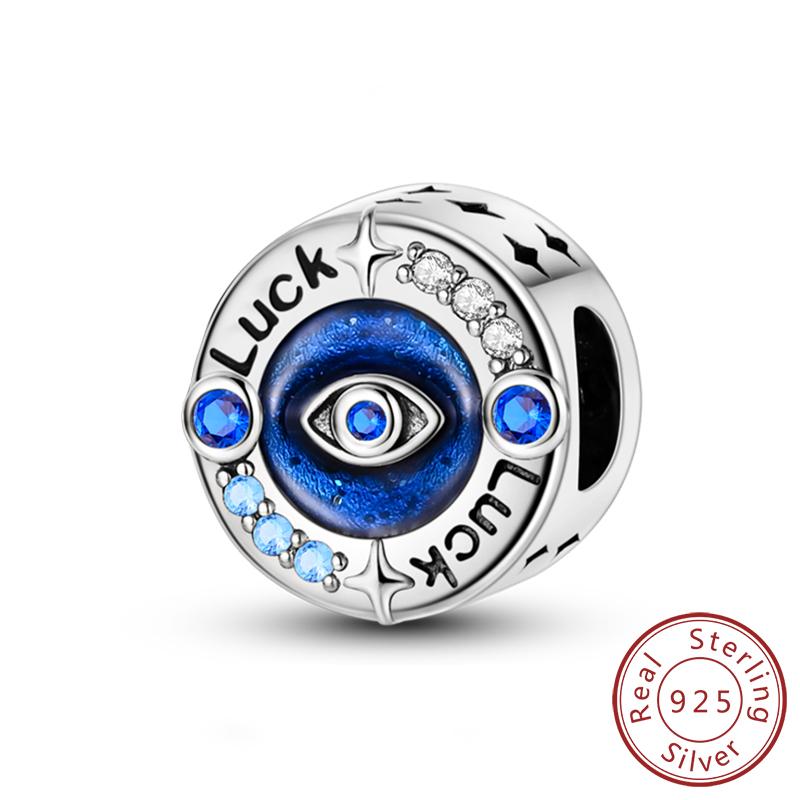 Copper Charms Beads Devil'S Eye Cross Angel Charms Fit Original Charms Bracelets Pendants Fine Diy Jewelry Making For Women