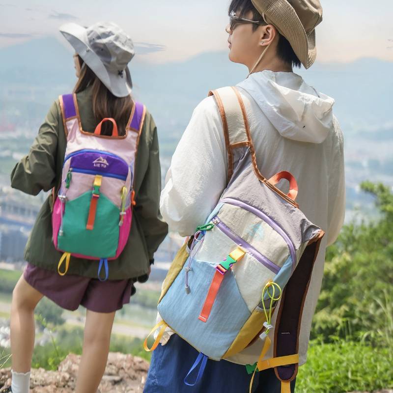 Outdoor Nylon Multifunction Travel Backpack With Large Capacity For Hiking And Cycling