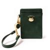 Chanfee Pass Case with Cute Cat Green Women's Reel, Character,
