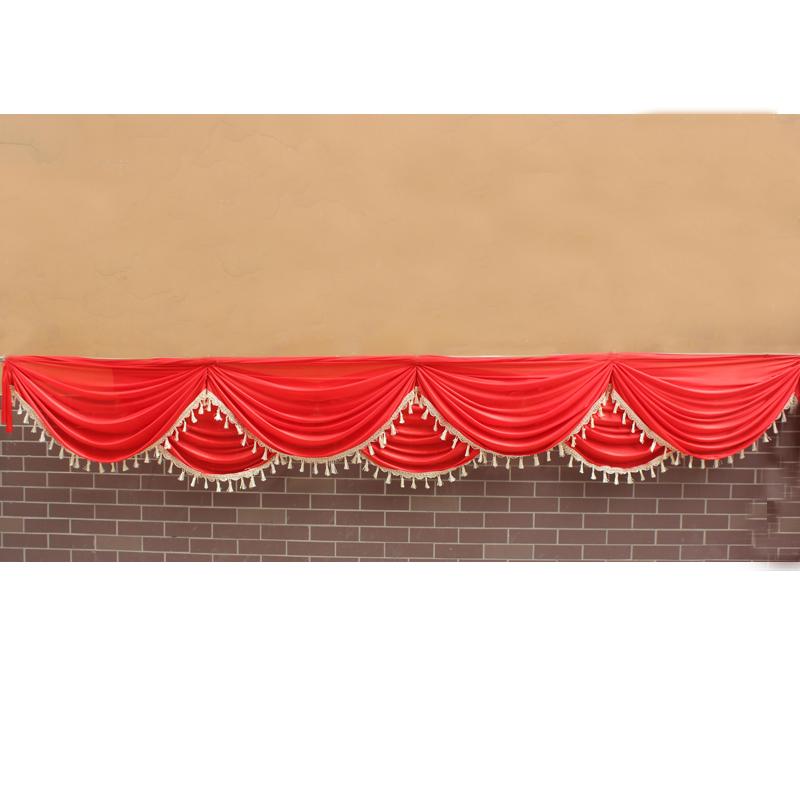 3/6M Faux Silk Swag Drape For Wedding Backdrop Curtain Stage Background Birthday Decoration Xmas Event Party Supplies Wholesale