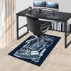 1pc Supernatural Winchester Home Office, Durable Polyester Floor Mat with Easy, Office Decor, Urban Style, Nonslip Backing, Highquality Fabric
