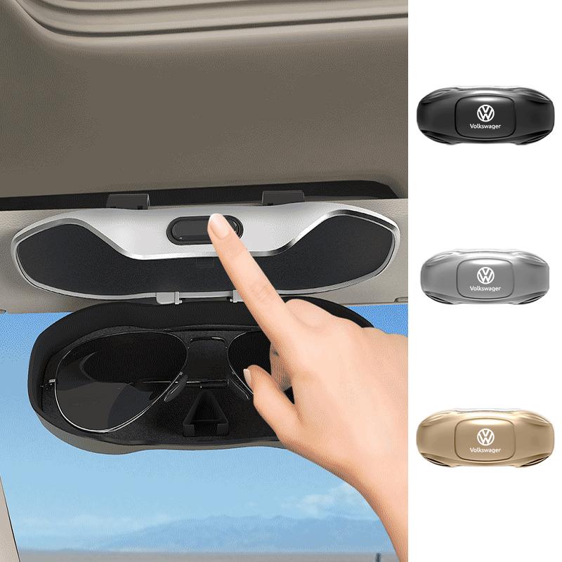 Car Glasses Case Sunglasses Storage Box Auto Interior Accessories For VW GTI Polo Passat Scirocco Golf Tiguan T-ROC Touareg zk4