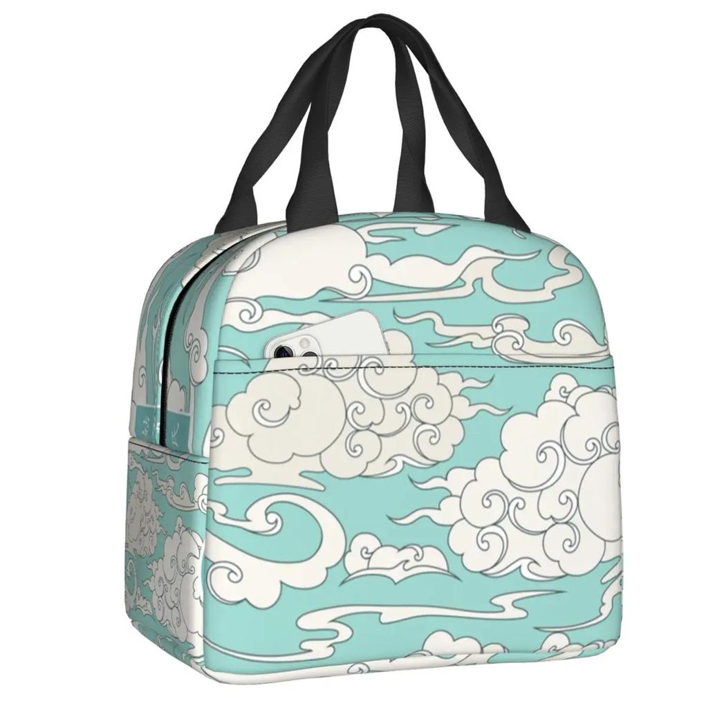 The Untamed WangXian Bunny Insulated Lunch Bags for Women Mo Dao Zu Shi Resuable Cooler Thermal Bento Box Outdoor Camping Travel
