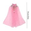 Mädchen Prinzessin Party Zubehör Umhang Kostüm Umhang Pailletten Tüll Halloween Umhang Geschenk