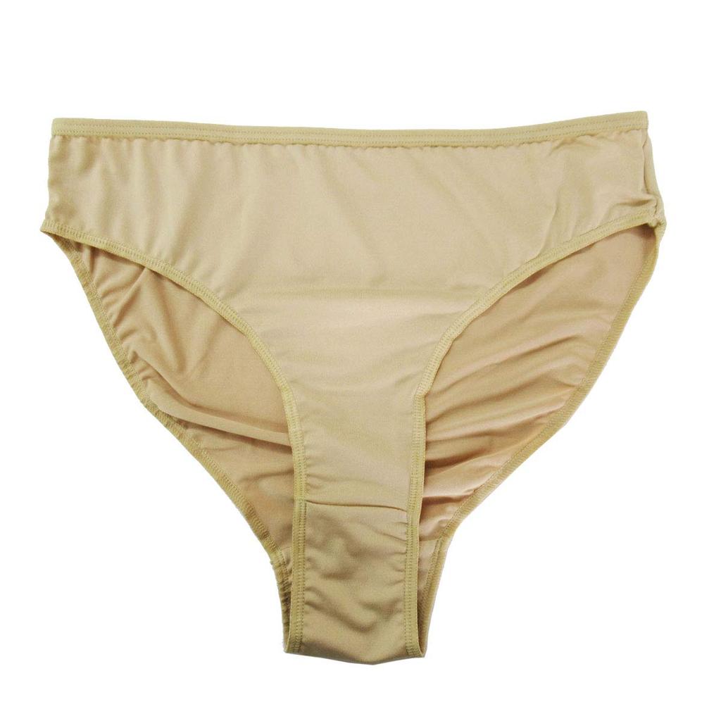 Karly Shop Ballet Cotton Plus Suitable for Juniors and Perfect for Recitals and Sizes Beige Undershorts, Skin-Tone, High-Leg, Foundation,