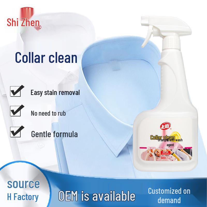 Collar Cleaner: Whitening Spray for Sweat & Yellow Stain Removal on Shirts