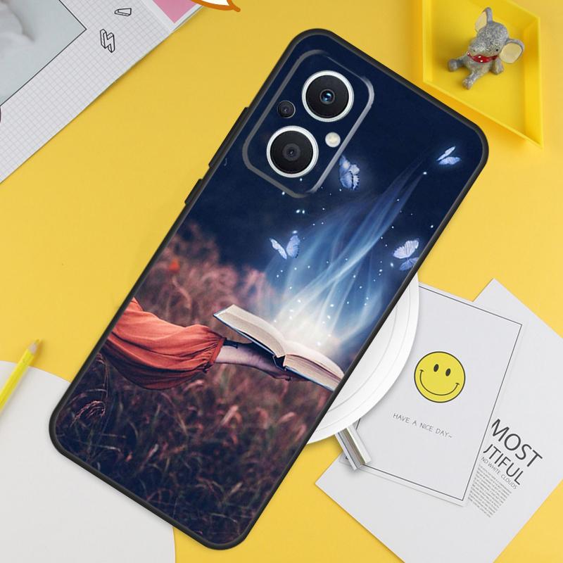 

Book Lover For OPPO Reno 13F 11F 12F 14F 10 11 12 13 14 Pro 8T 7 8 Lite OPPO Find X8 X6 X5 X9 Pro Case OPPO Find X9