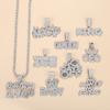 European & American Hip-Hop ICE Diamond CEO Letter Pendant Necklace - Trendy Unisex Jewelry