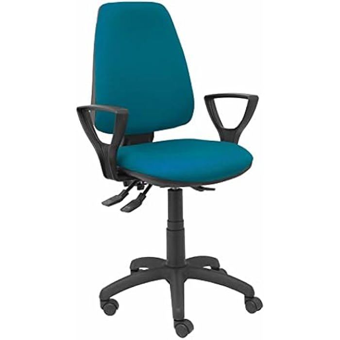 Chaise de bureau - PIQUERAS Y CRESPO - 14ASB429B8RN - Ergonomique - Réglable en hauteur - Vert pétrole