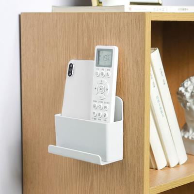 Wall Hanging Remote Controller Mobile Phone Bracket Storage Box No Hole