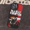 Game TV-Red-Dead-Redemption 2 Phone Case For iPhone 15 14 13 12 11 16 Pro Max Plus Leather Soft Cover