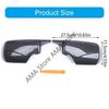 X7JF Easy Installation Door Mirror Cover Cap For E46 Sedan 1998-2005 Exterior Mirror Shell Housing Auto Part 51168238376