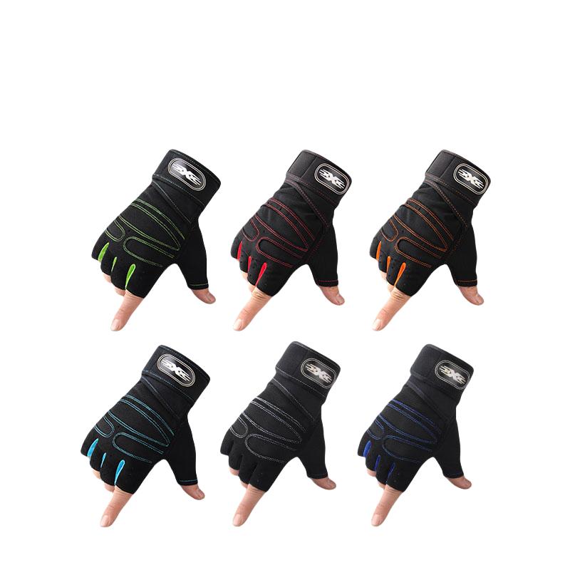 Half-Finger Cycling Gloves for Men Fitness Breathable Ventilated Workout Gym Gloves for Racing Bicycle Cycling Gloves Unisex
