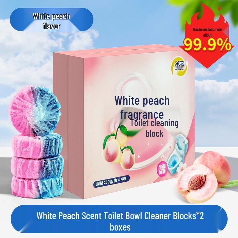 Automatic Disposable Toilet Bowl Cleaner & Deodorizer - Removes Odors & Descales