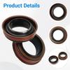 2pcs - 68304271AA Front Drive Axle Shaft Oil Seal Set Drive Axle Shaft Rubicon Dana 44 Dana 30 Differential Carrier Seal 30710863 for Jeep 2007-2017