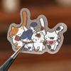 Mu Ran Mountain Cat Stickers: Adorable Cat Patterns for Journals, Water Bottles, Phone Cases, and DIY Collages