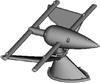 MH Models WW2 US Aircraft Radar Antenna Late Model 2 Pieces Plastic Model Parts MHZK72101 1/72 AT-2/APN-2 (Airplane)