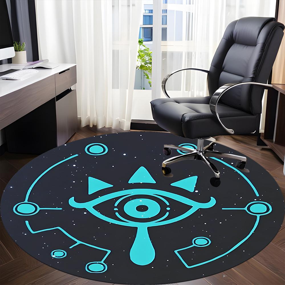 Legend of Zelda Office Round Area Rug,  Under Office Chairs Bedroom Living Room Home Decor a0908121