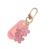 Portable Lip Gloss Keychain Cap Plastic Cosmetic Cover Hanging Holder Decoration Pendant For Keys On The Go