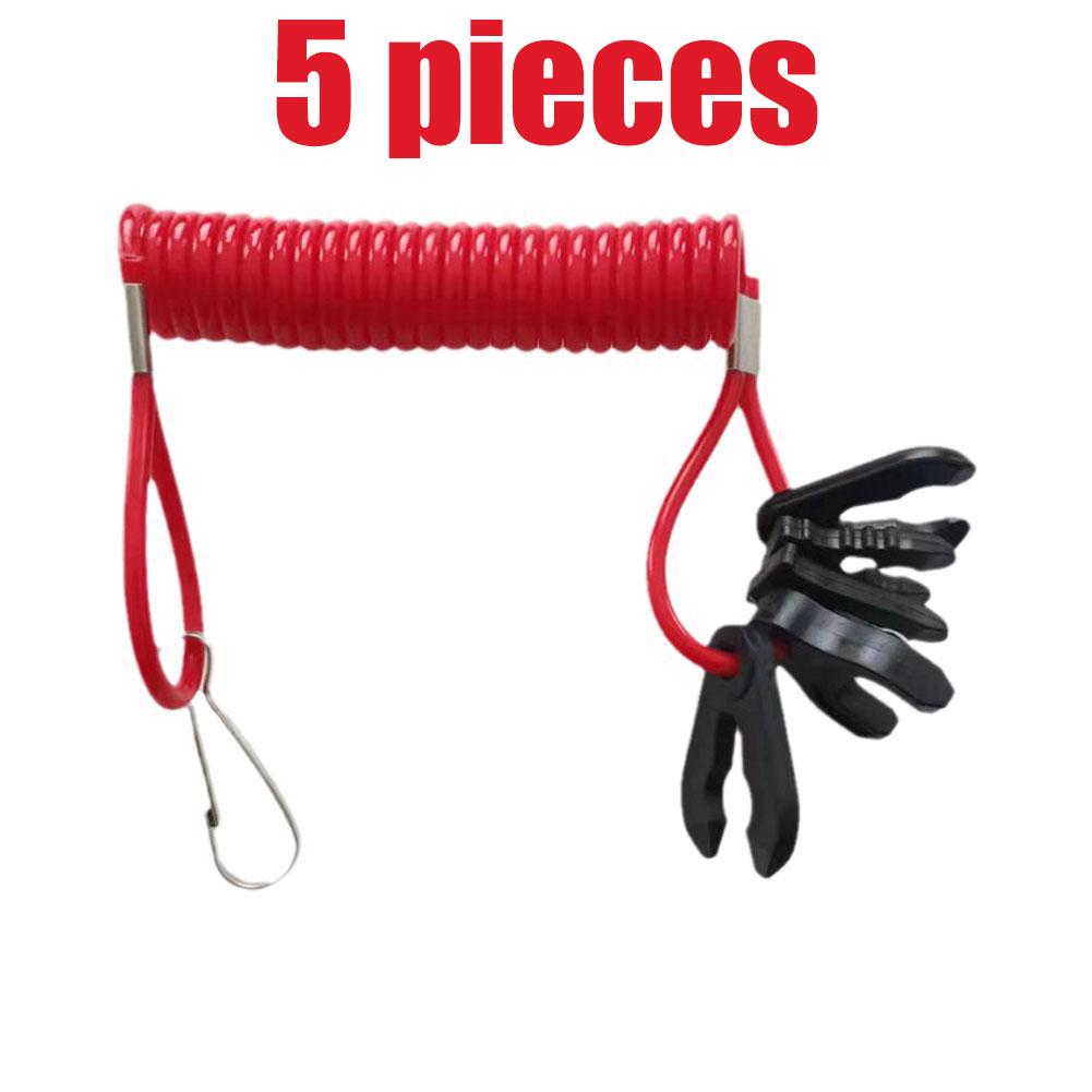 Boat Outboard Switch Engine Motor Lanyard Kill Urgent Emergency Flameout Rope For Yamaha Rope Safety Tether