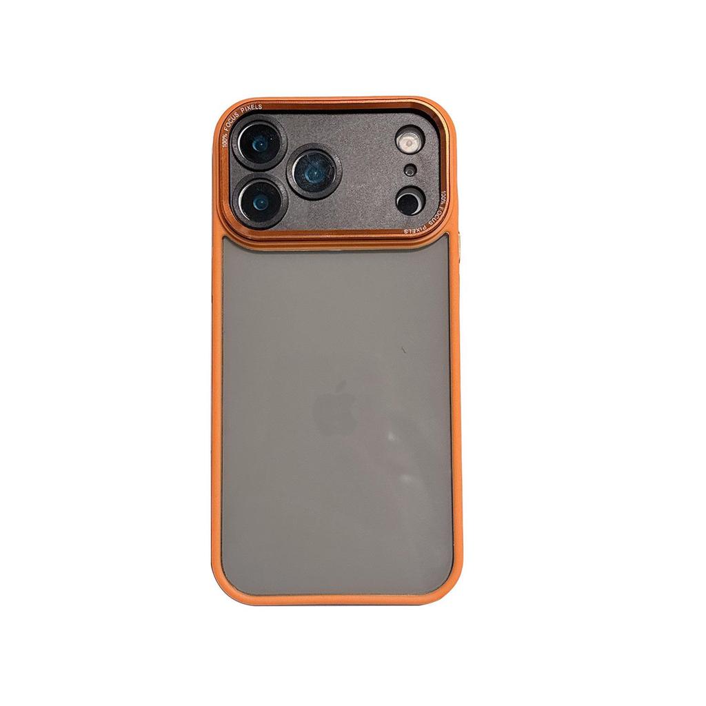 High-Transparency Metal Lens Case for iPhone 14/15/16 Pro/Promax - Drop-Proof Hard Cover