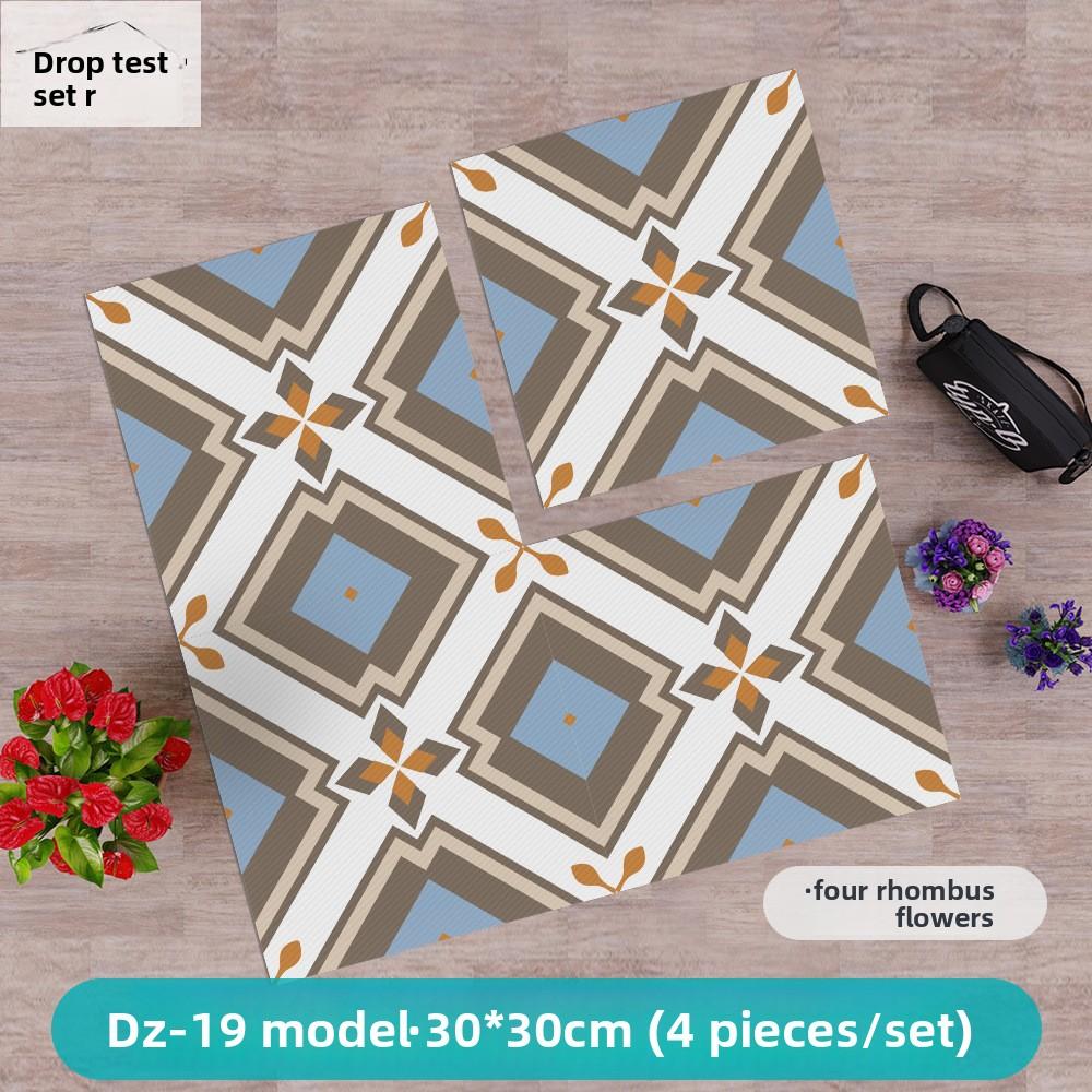 Küche, Badezimmer, Ölfest, Wasserdicht und Rutschfest Köper Bodenaufkleber, Badezimmer, Schlafzimmer, Wohnzimmer DIY Bodenaufkleber