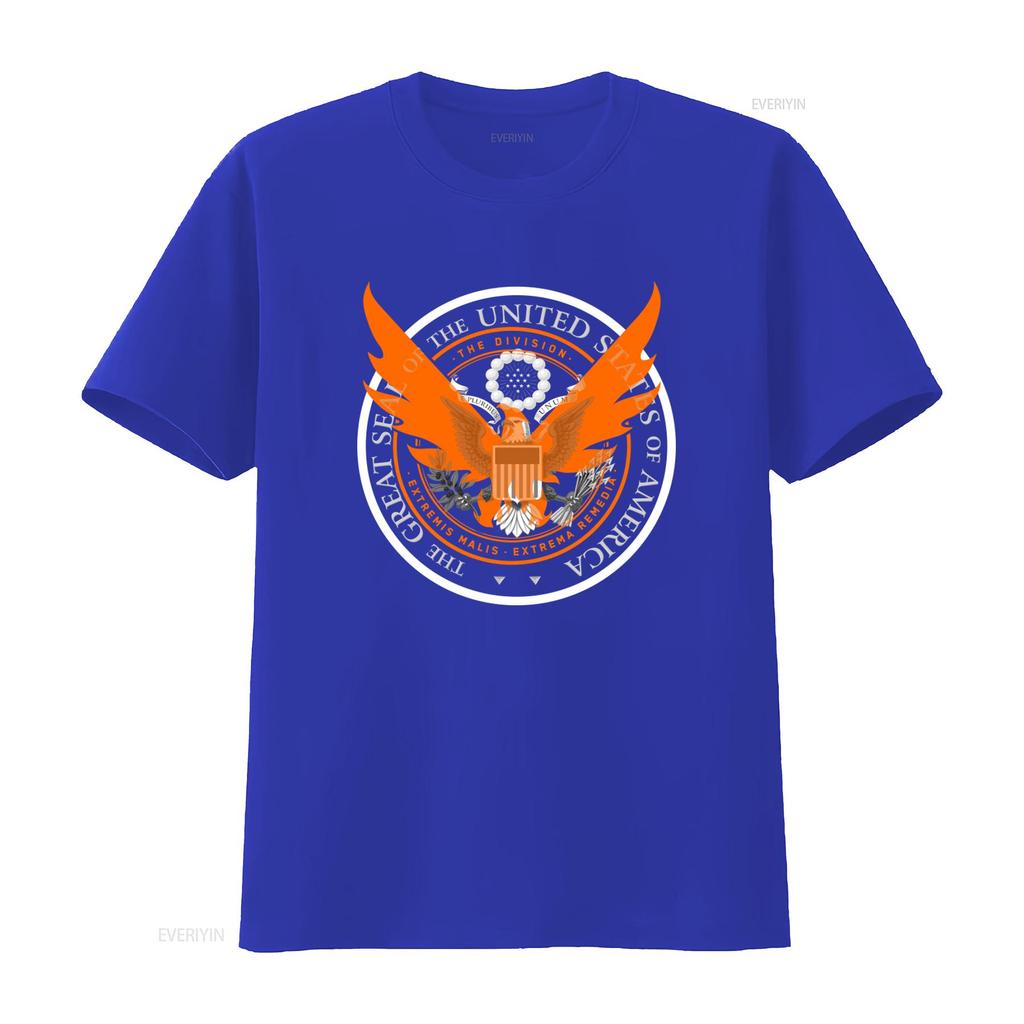 New Tom Clancys The Division Shd Emblem Logo T Shirt Print Unisexs Vintage YK Slightly Unisex Breathable Homme Streetwear