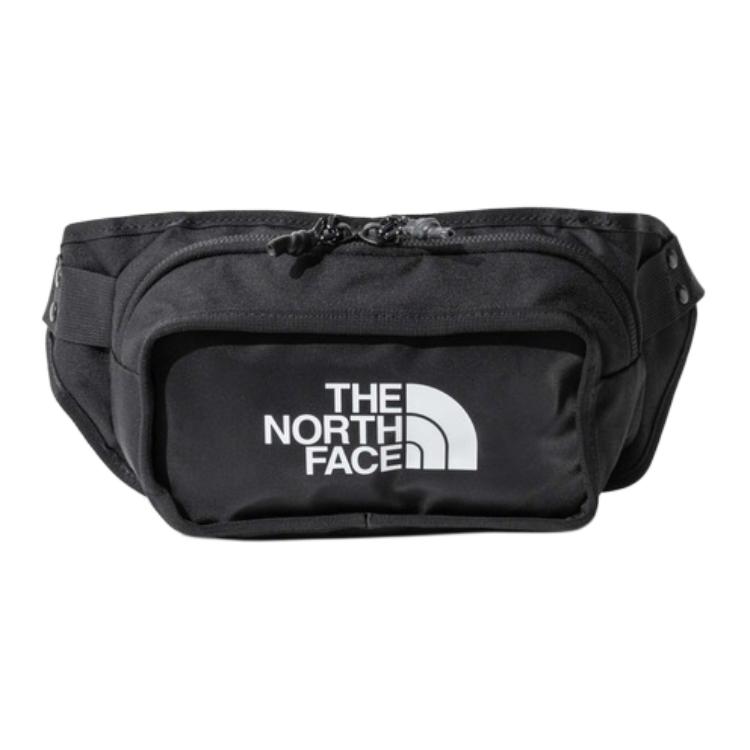 The North Face Explore 3.3L Classic Logo Nylon Waist Bag Outdoor Unisex Waist Bag Black TNA-NF0A3KZX Black