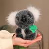 1 Stück 18/25/30cm Kawaii Plüsch Koalabär Plüschtiere Niedlicher Koala mit Blättern Plüschtier Puppe Realistisches Koala Spielzeug für Baby Mädchen Geschenk