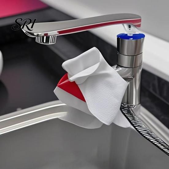 Anti-splash Faucet Filter Universal Water Bag Non-Woven Fabric High-Density Sediment Remover for High-density Tap Rust & Particles Anti-Splash