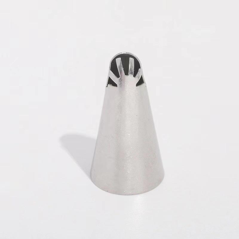 Small Stainless Steel Korean-Style Ruffle Piping Tip Set for Baking
