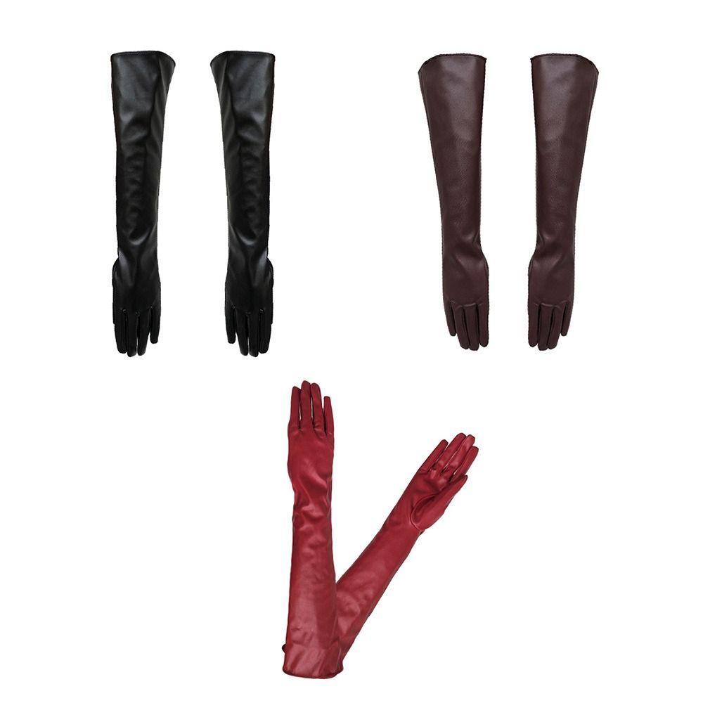Keep Warm Evening Party Gloves Elegant Dance Performance Gloves  Halloween Costume