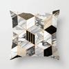 Farmhouse Home Decor Sofa Pillow Creative Wood Grain Marble Pillowcase Fashion Geometric Cushion Cover 40x40cm  50x50