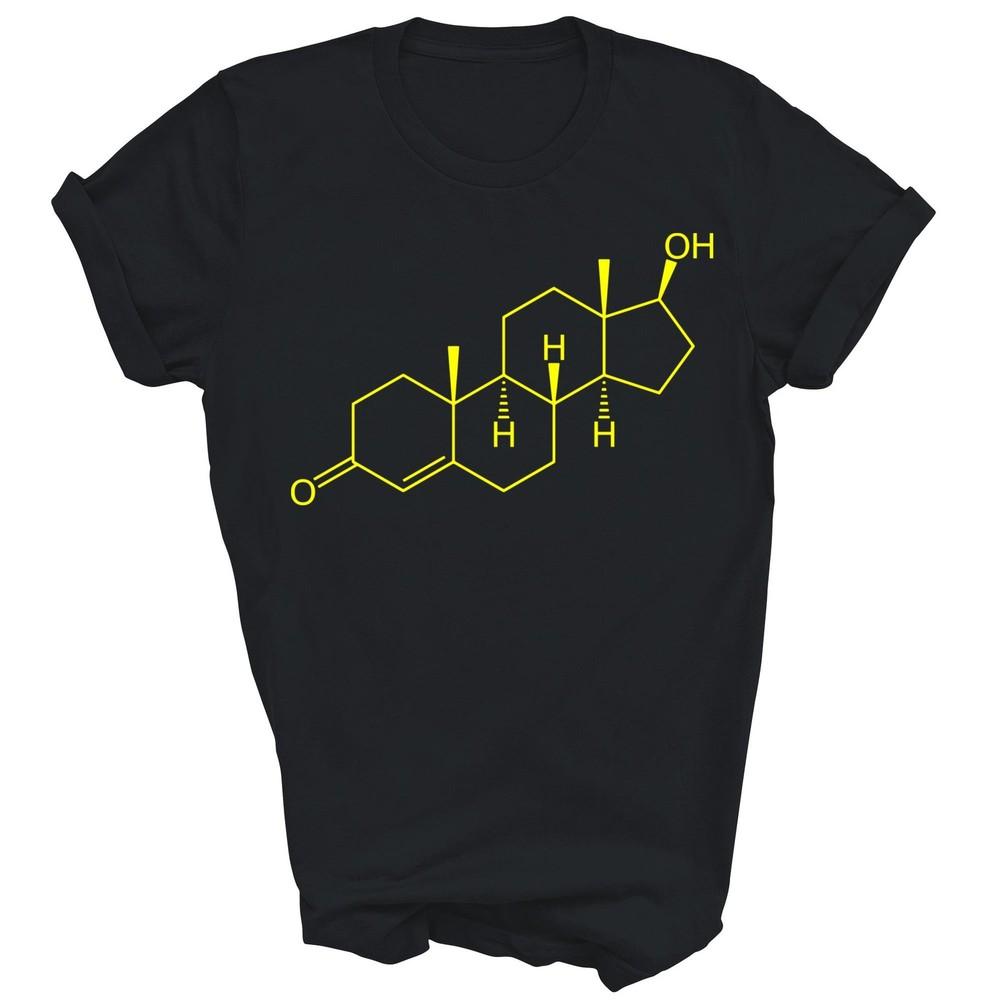 

Testosterone Molecule Biology Science Unisex Shirt Gift 2XL