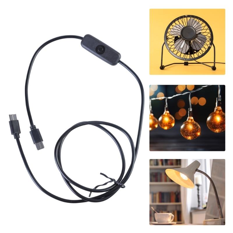 USB C to USB C Power Cable with Switching Efficient PD60W for Phones Tablets and Small Appliances 100CM