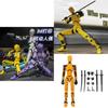 3D-gedrucktes Glücks-Gelenkpuppen-Spielzeug für emotionale, visuelle und intellektuelle Entwicklung Rot mit 3 Handtypen und 4 Waffen