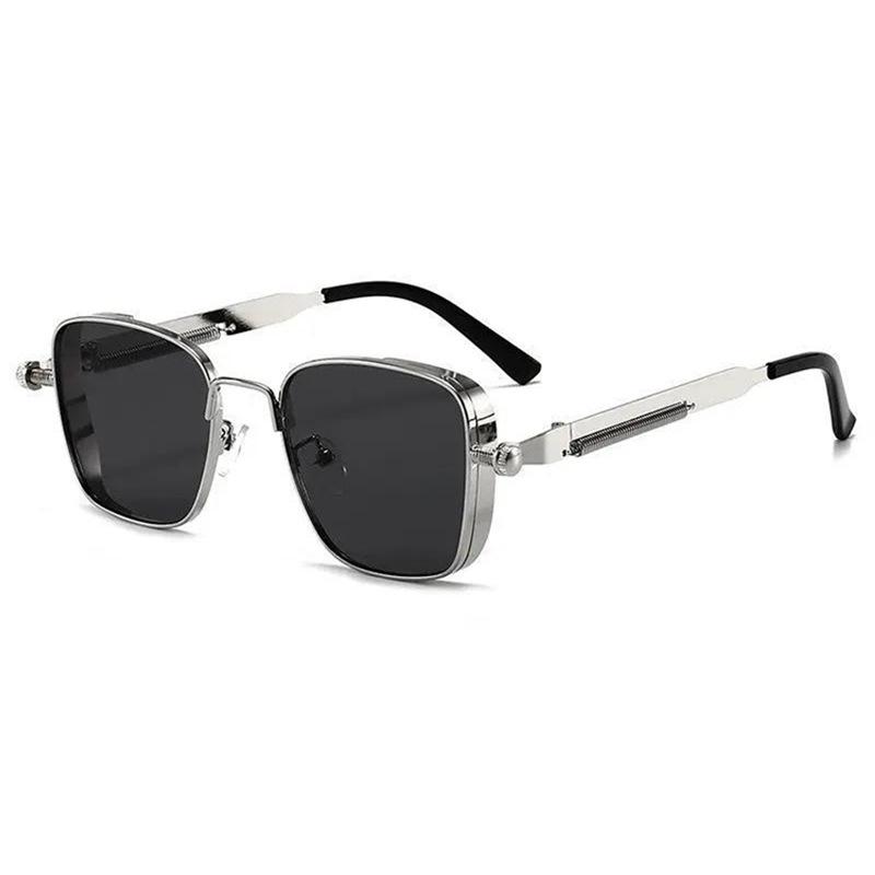 Box steampunk retro women s sunglasses UV protection sunglasses women s high-end European and American sunglasses
