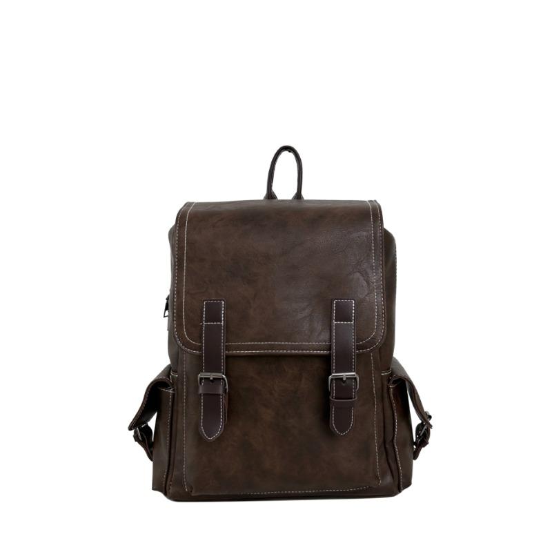 

European and American Retro Pu Backpacks, Casual Men s Bags, Computer Bags, Outdoor Travel Backpacks