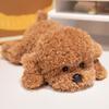 Simulation Cute Teddy Dog Plush Toy Soft Fluffy Stuffed Animal Puppy Doll Kawaii Pillow For Adults Birthday Gift Home Decoration