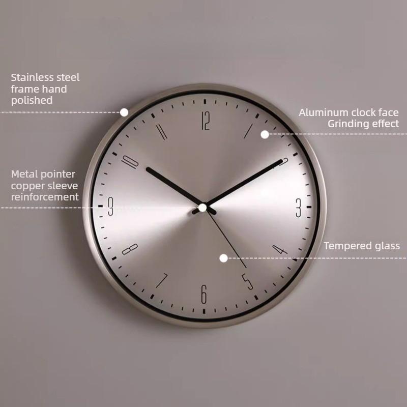 Large Wall Clock Interior Silent Creativity Wall Clocks Living Room Retro Design Clocks Minimalist Digital Decoration Timepiece