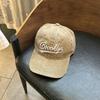 1pc Washed “Brooklyn” Embroidery Baseball Caps for Women,Breathable Korean Retro Style Unisex Trendy Summer Hats Sun Protection