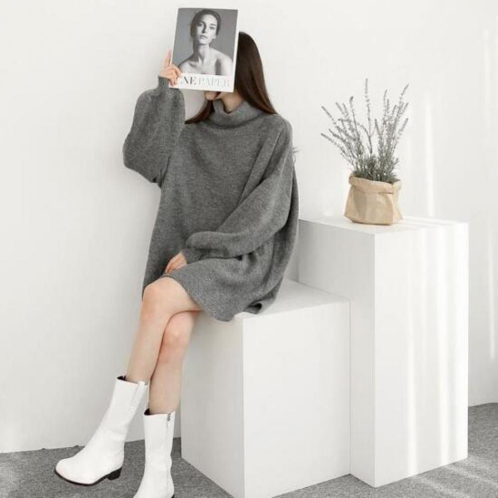 New ArrivalS Open Run Women S Long Sleeve Wool looSe Fit Turtleneck Knit