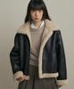 Lingseoul Whole Garment Volume Knit-Melangebeige