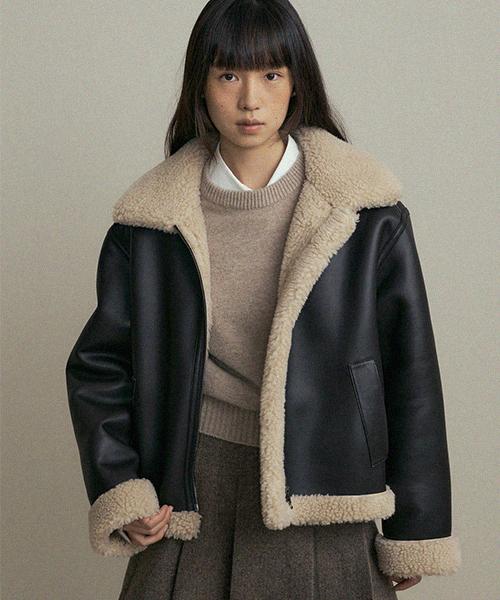Lingseoul Whole Garment Volume Knit-Melangebeige